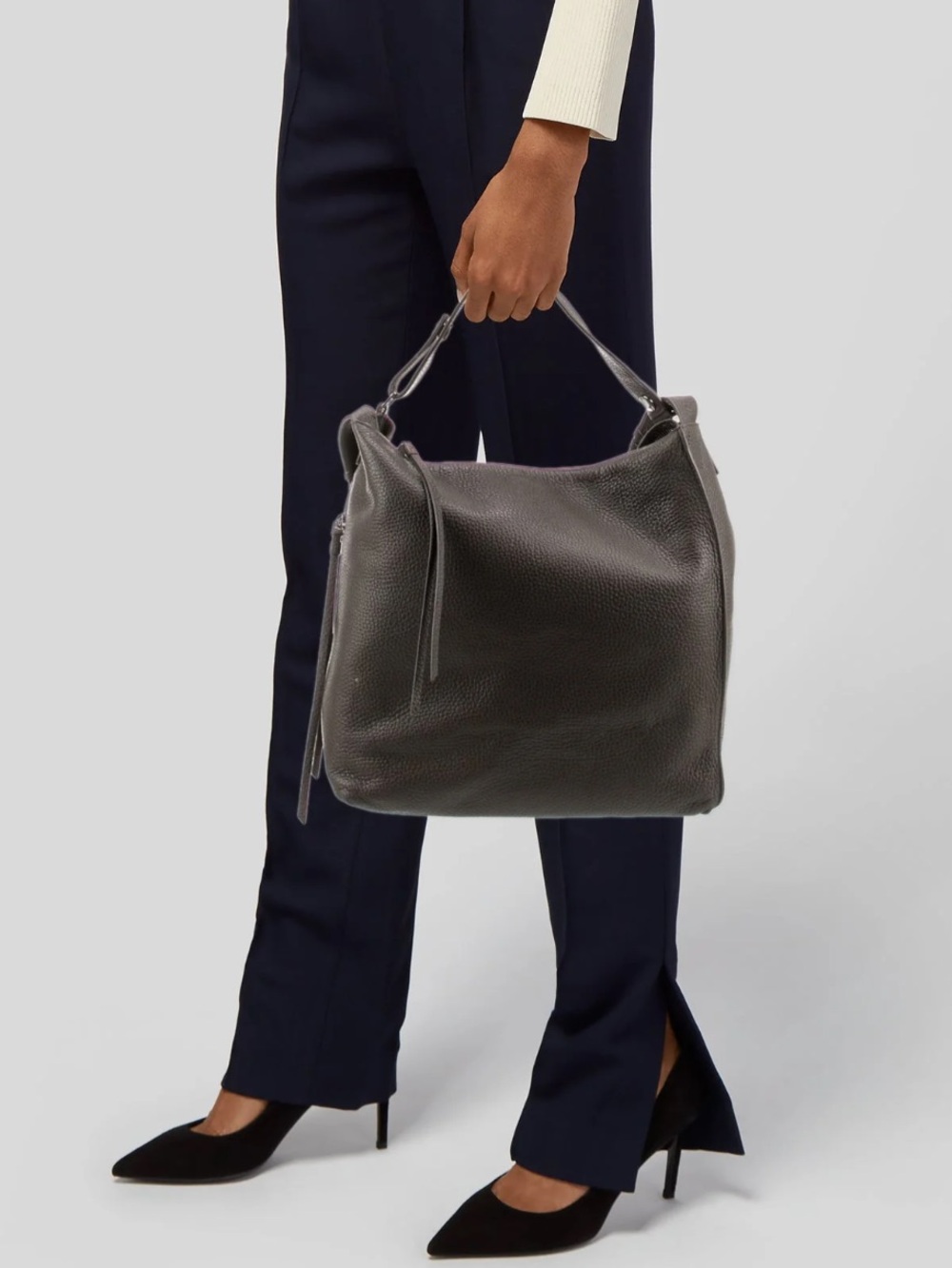 ALL SAINTS Women’s Olive Green Leather Shoulder Bag / Backpack